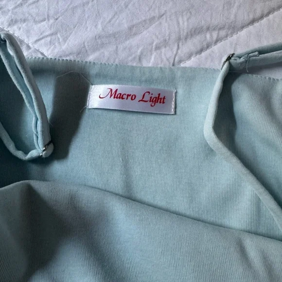 Light blue Ruched Dress - Picture 3 of 3